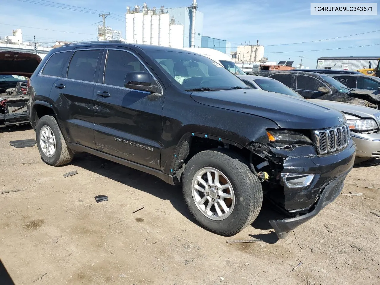 2020 Jeep Grand Cherokee Laredo VIN: 1C4RJFAG9LC343671 Lot: 50855684