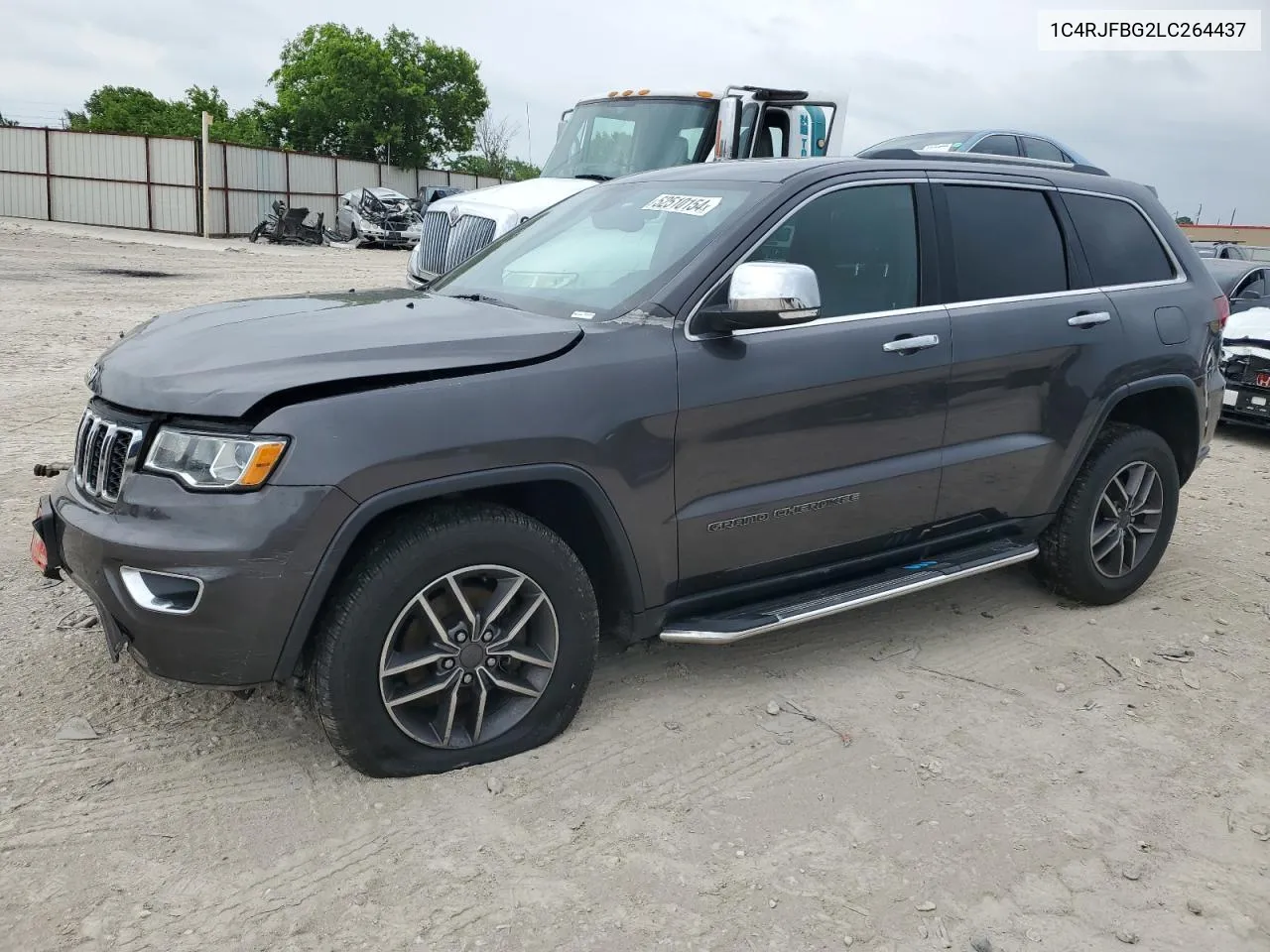 2020 Jeep Grand Cherokee Limited VIN: 1C4RJFBG2LC264437 Lot: 52510154