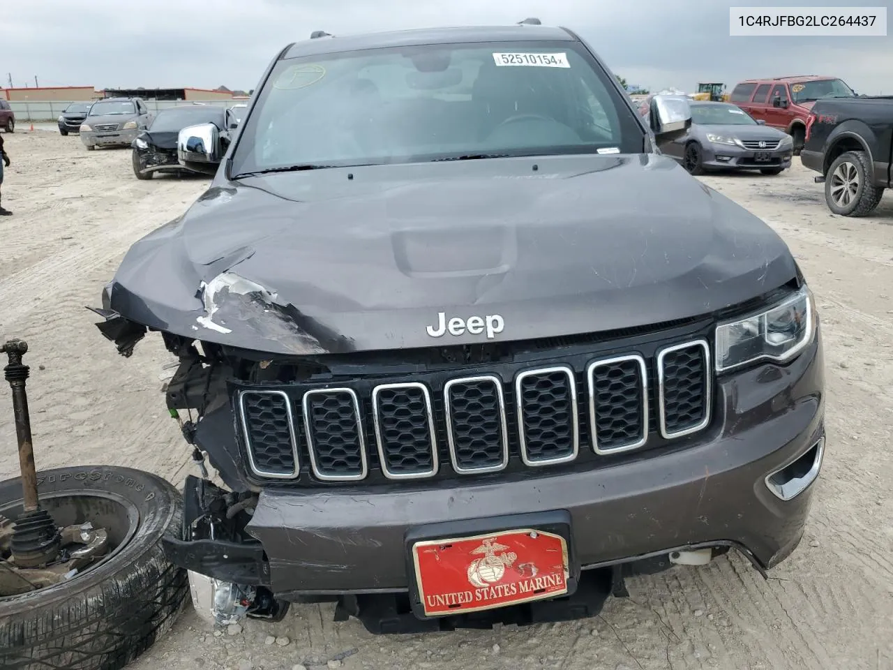 2020 Jeep Grand Cherokee Limited VIN: 1C4RJFBG2LC264437 Lot: 52510154