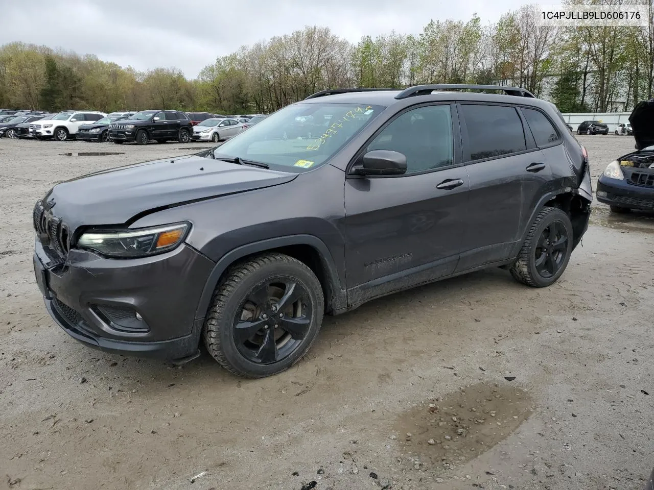 2020 Jeep Cherokee Latitude Plus VIN: 1C4PJLLB9LD606176 Lot: 53497474