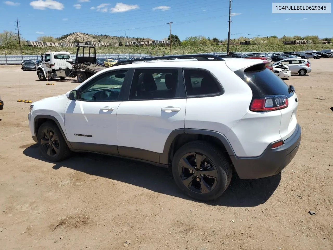 2020 Jeep Cherokee Latitude Plus VIN: 1C4PJLLB0LD629345 Lot: 54063404