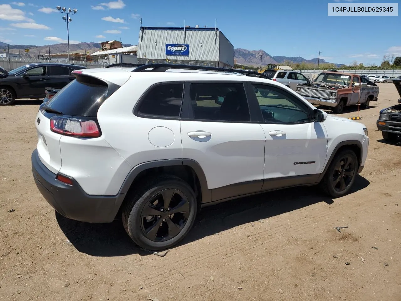 2020 Jeep Cherokee Latitude Plus VIN: 1C4PJLLB0LD629345 Lot: 54063404