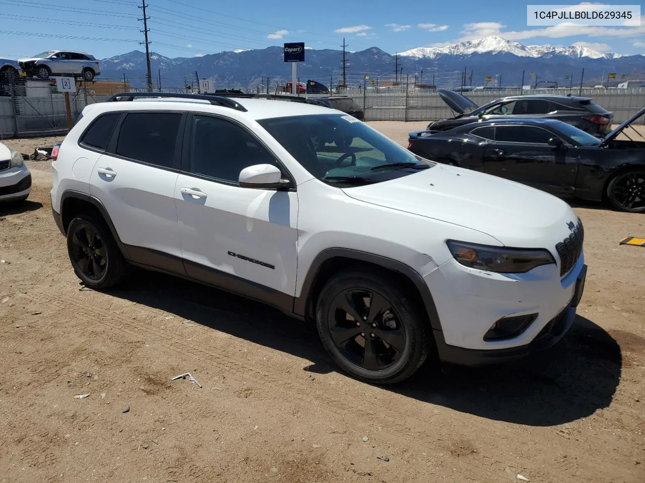 2020 Jeep Cherokee Latitude Plus VIN: 1C4PJLLB0LD629345 Lot: 54063404