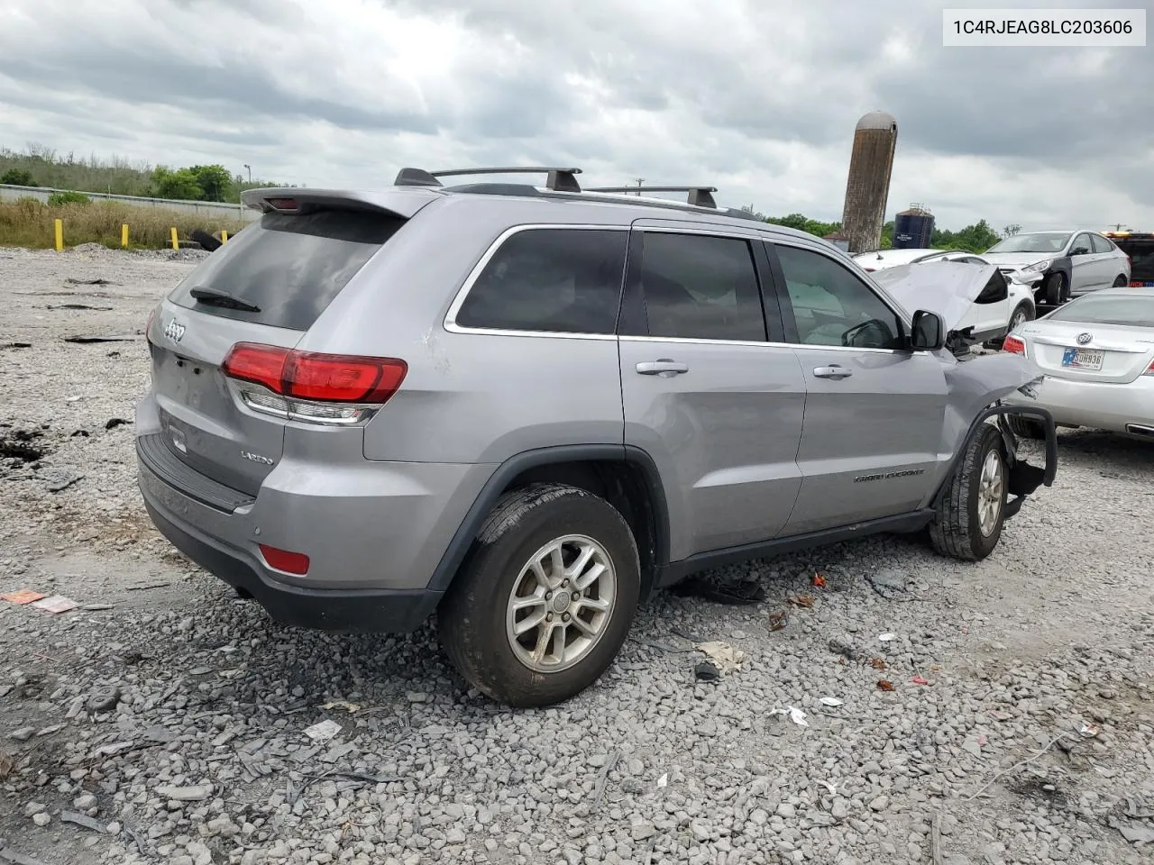 2020 Jeep Grand Cherokee Laredo VIN: 1C4RJEAG8LC203606 Lot: 54064044