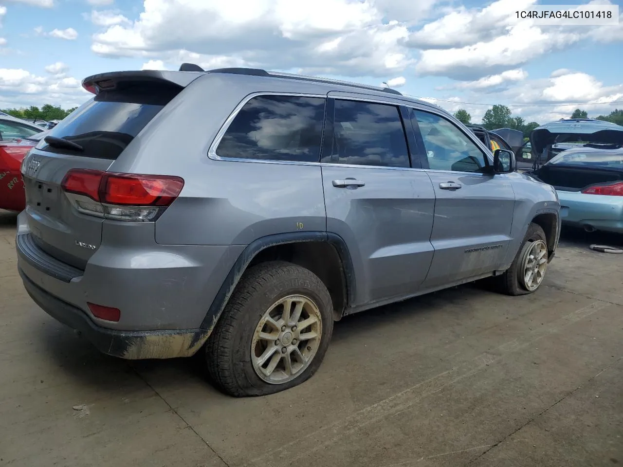 2020 Jeep Grand Cherokee Laredo VIN: 1C4RJFAG4LC101418 Lot: 56692474