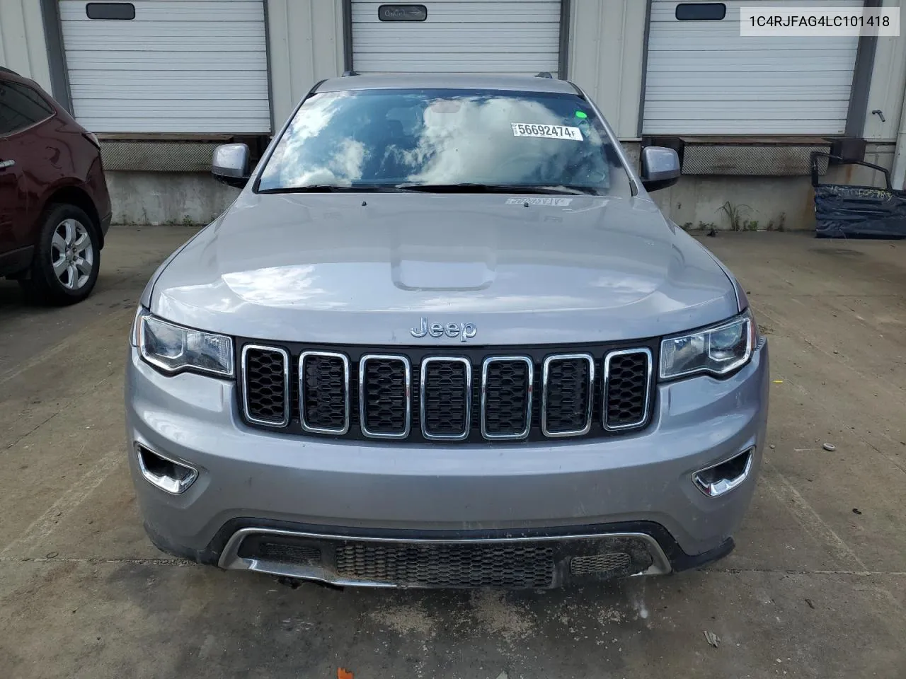 2020 Jeep Grand Cherokee Laredo VIN: 1C4RJFAG4LC101418 Lot: 56692474