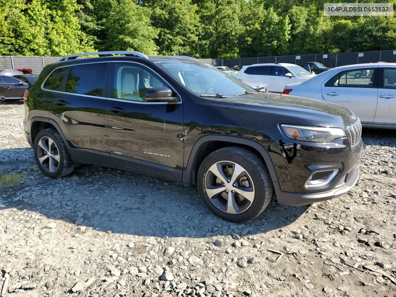 2020 Jeep Cherokee Limited VIN: 1C4PJLDB5LD653137 Lot: 56822444