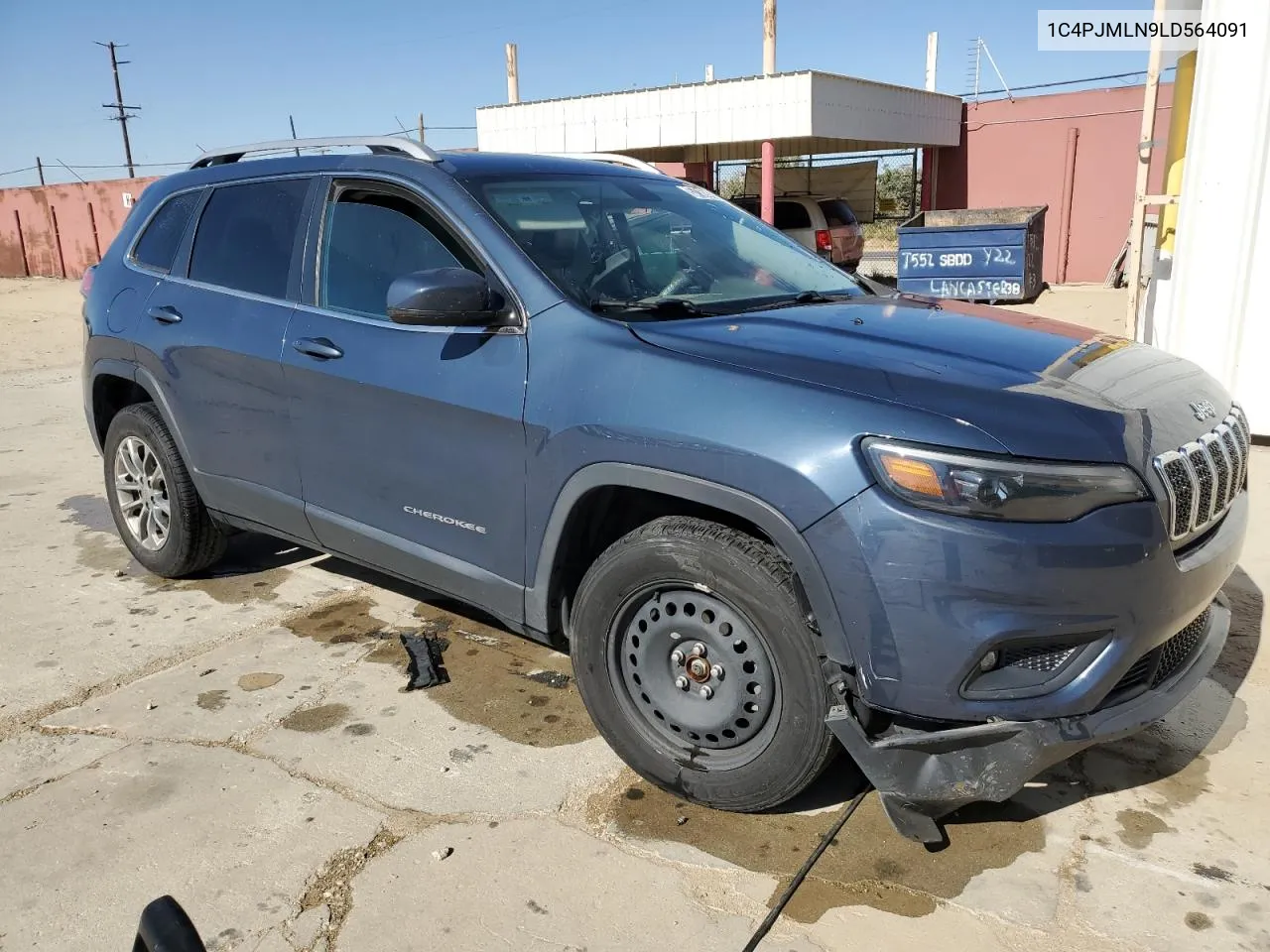 2020 Jeep Cherokee Latitude Plus VIN: 1C4PJMLN9LD564091 Lot: 57069494