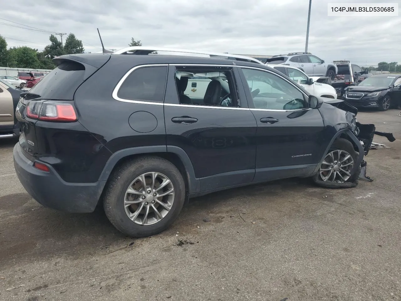 2020 Jeep Cherokee Latitude Plus VIN: 1C4PJMLB3LD530685 Lot: 57347884