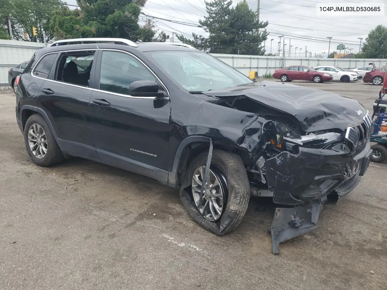 2020 Jeep Cherokee Latitude Plus VIN: 1C4PJMLB3LD530685 Lot: 57347884