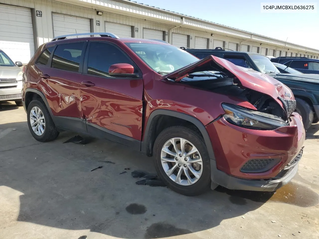 2020 Jeep Cherokee Latitude VIN: 1C4PJMCBXLD636275 Lot: 57745954