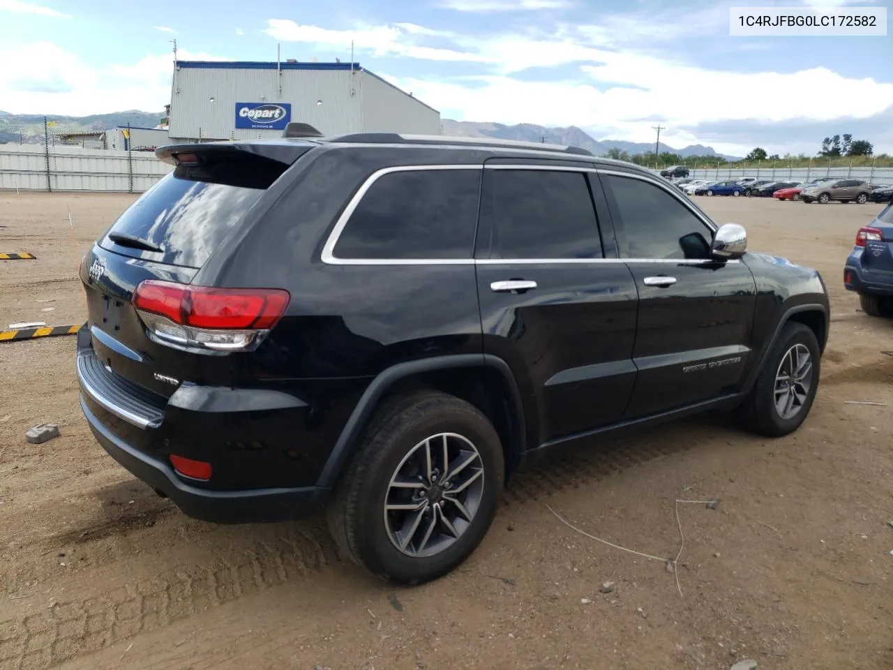 2020 Jeep Grand Cherokee Limited VIN: 1C4RJFBG0LC172582 Lot: 57959644