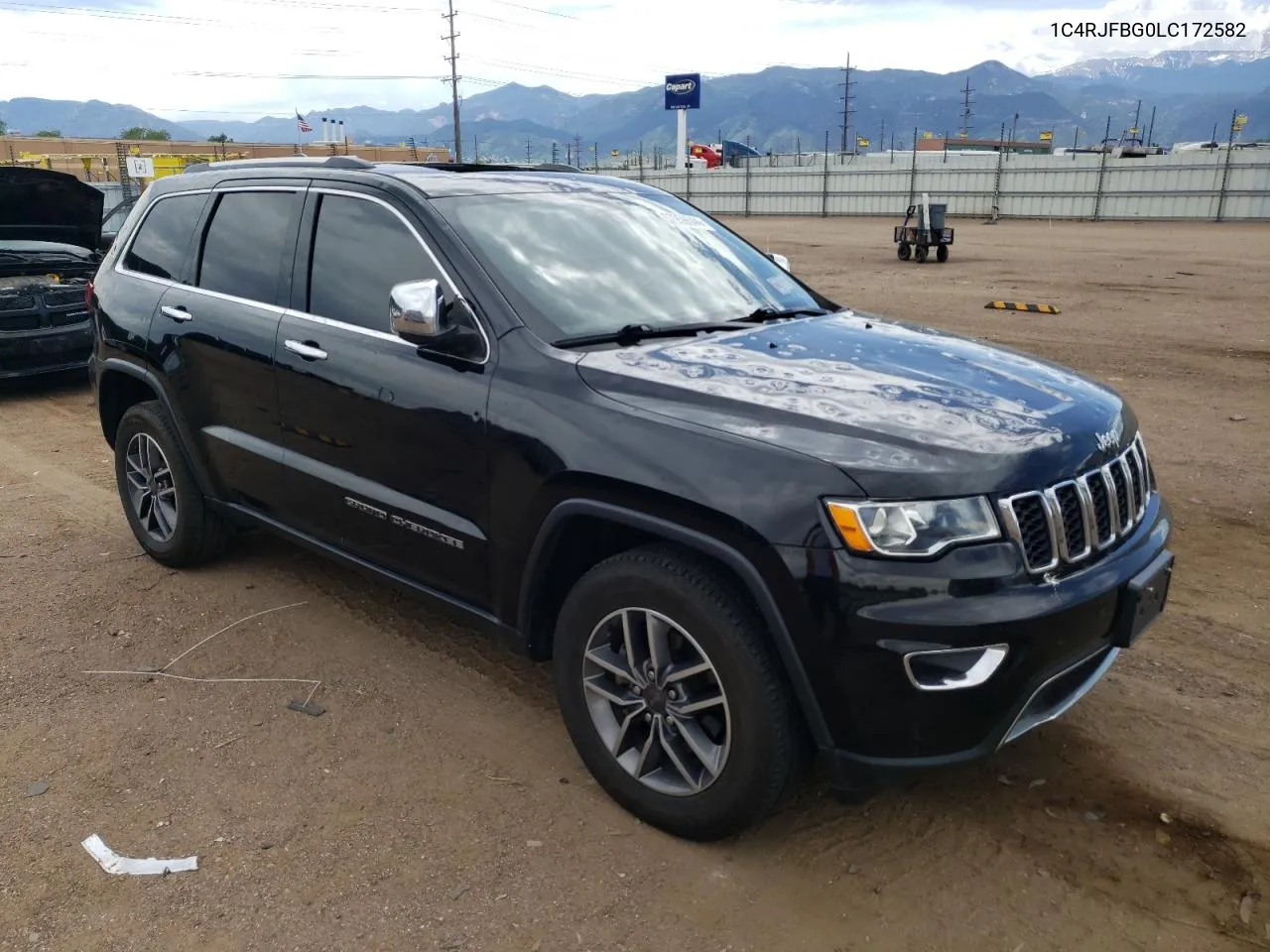 2020 Jeep Grand Cherokee Limited VIN: 1C4RJFBG0LC172582 Lot: 57959644