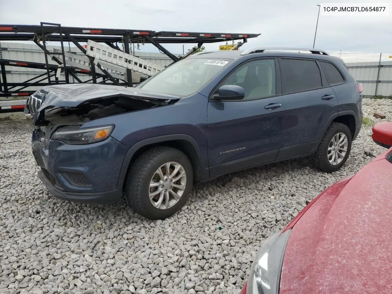 2020 Jeep Cherokee Latitude VIN: 1C4PJMCB7LD654877 Lot: 58061014