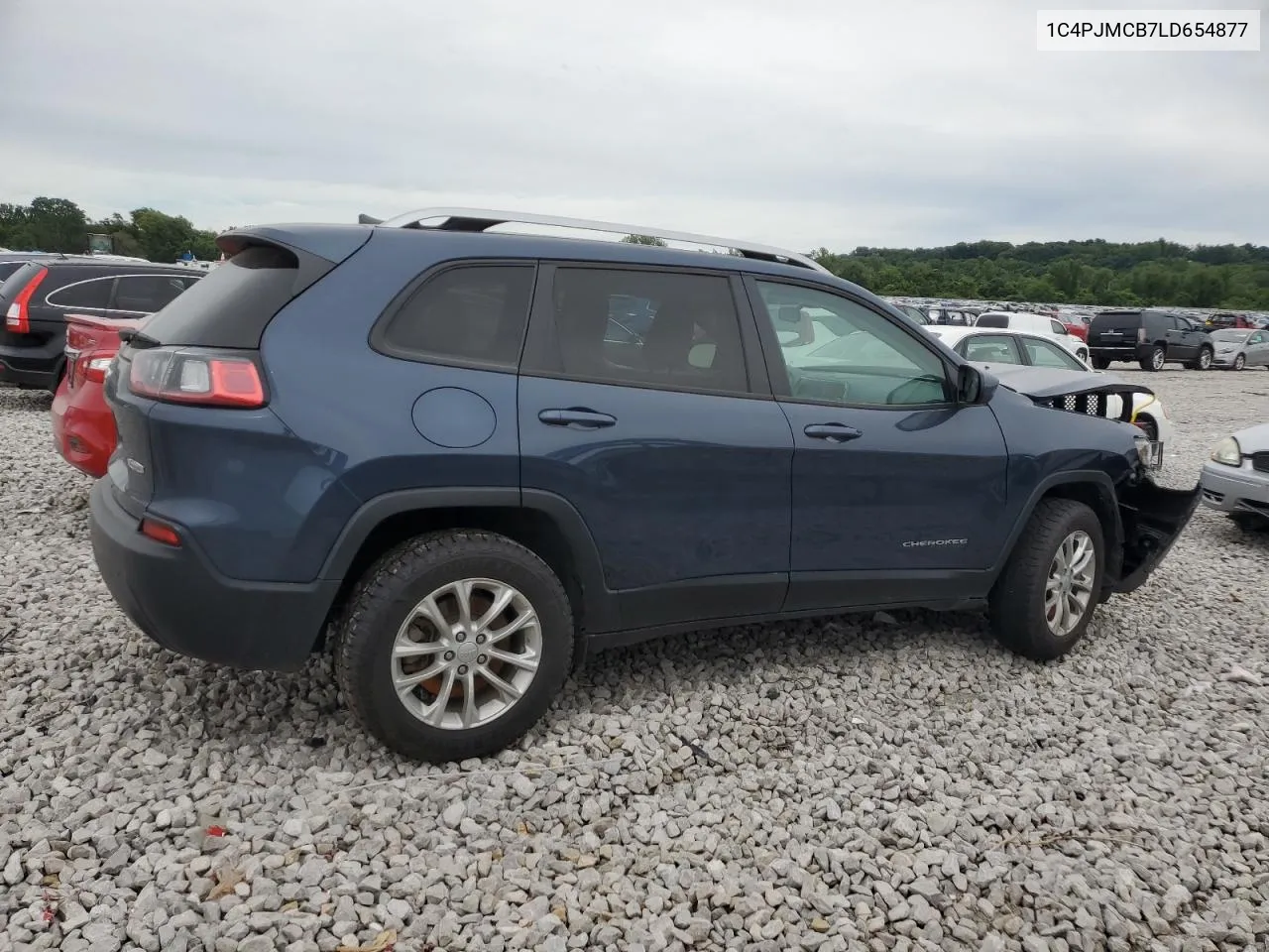 2020 Jeep Cherokee Latitude VIN: 1C4PJMCB7LD654877 Lot: 58061014