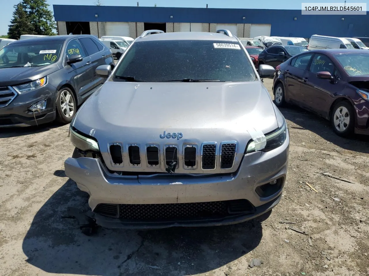 2020 Jeep Cherokee Latitude Plus VIN: 1C4PJMLB2LD545601 Lot: 58639514