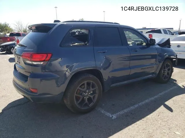 2020 Jeep Grand Cherokee Limited VIN: 1C4RJEBGXLC139728 Lot: 58678344