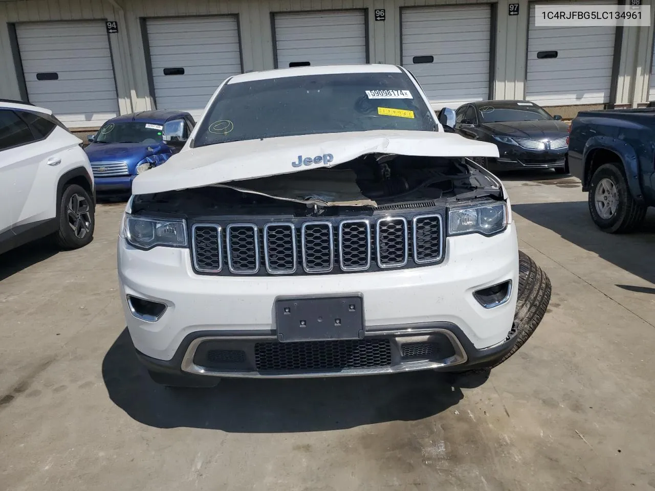 2020 Jeep Grand Cherokee Limited VIN: 1C4RJFBG5LC134961 Lot: 59098174