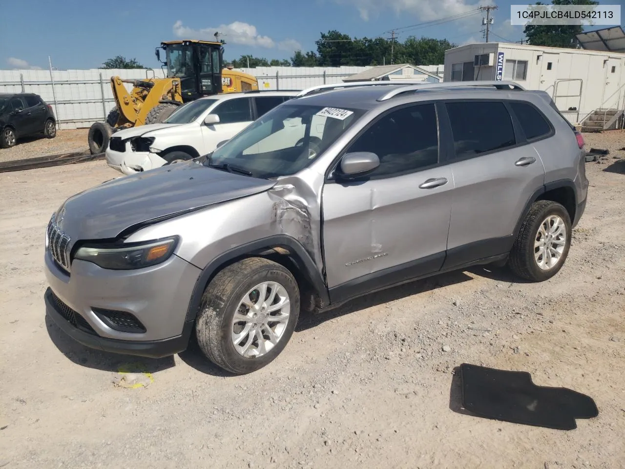 2020 Jeep Cherokee Latitude VIN: 1C4PJLCB4LD542113 Lot: 59422124