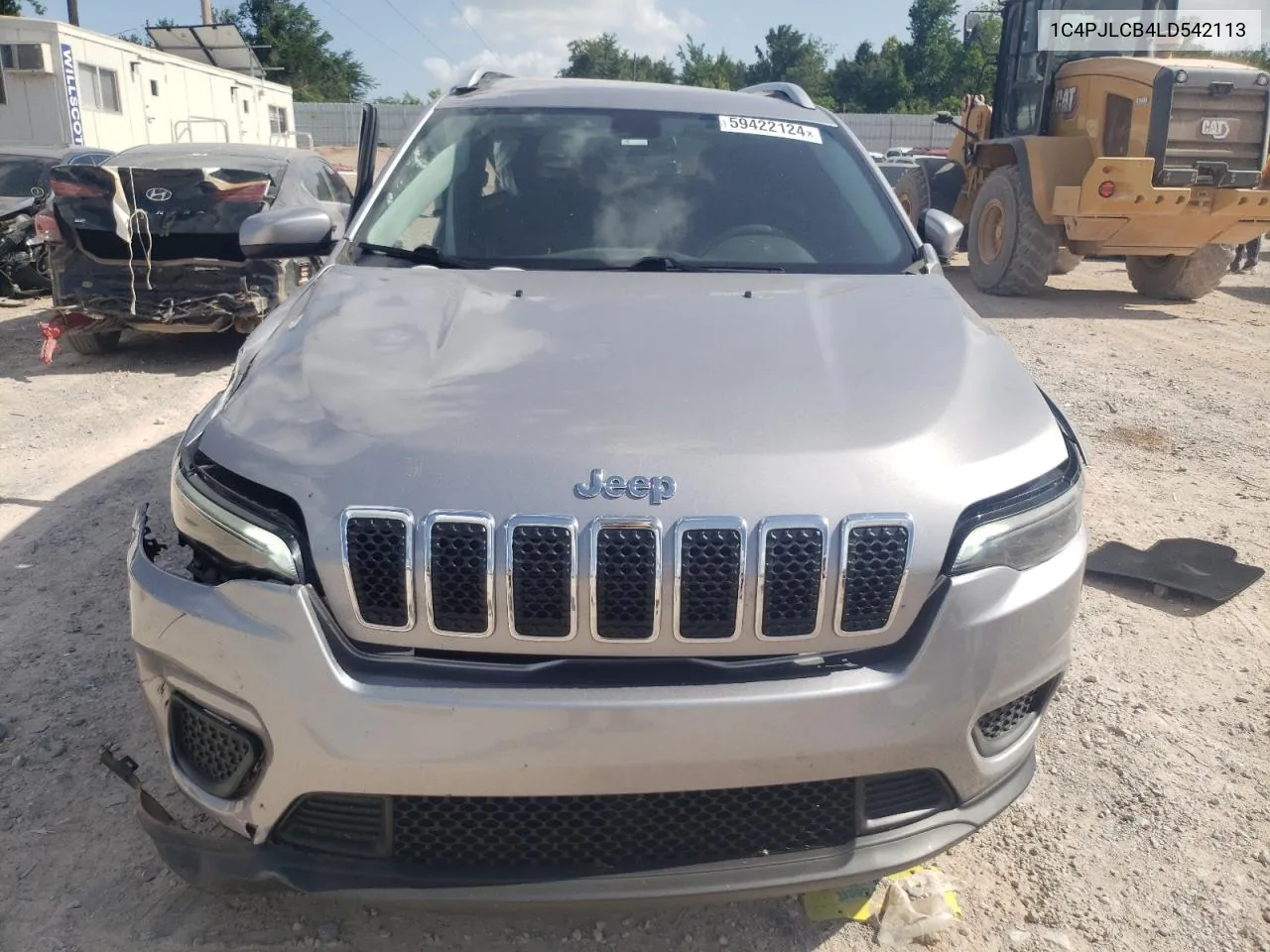 2020 Jeep Cherokee Latitude VIN: 1C4PJLCB4LD542113 Lot: 59422124