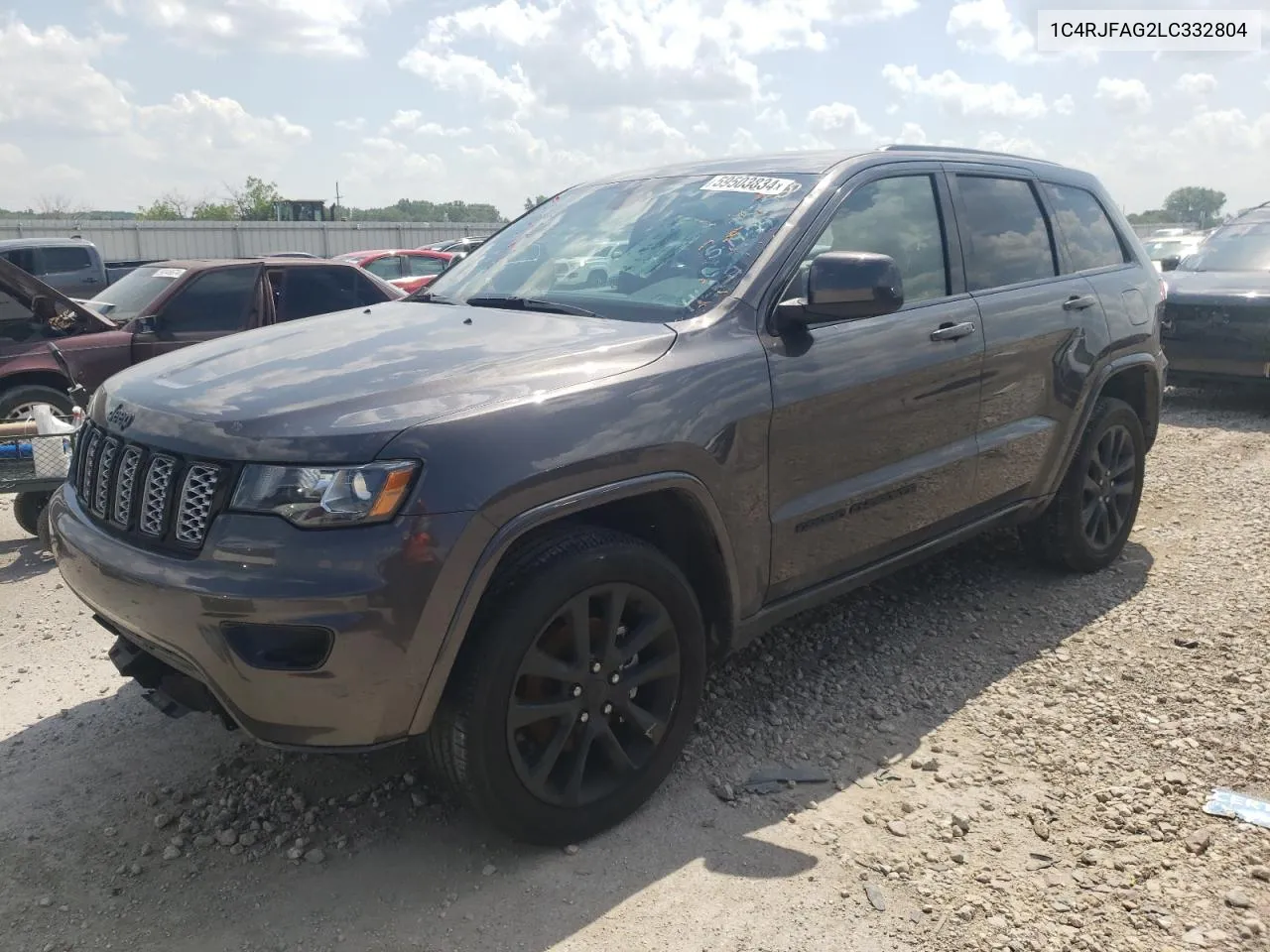 2020 Jeep Grand Cherokee Laredo VIN: 1C4RJFAG2LC332804 Lot: 59503834