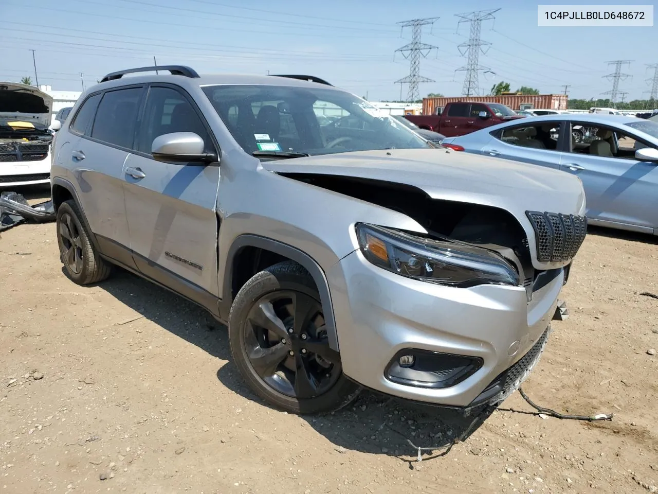 2020 Jeep Cherokee Latitude Plus VIN: 1C4PJLLB0LD648672 Lot: 59753754