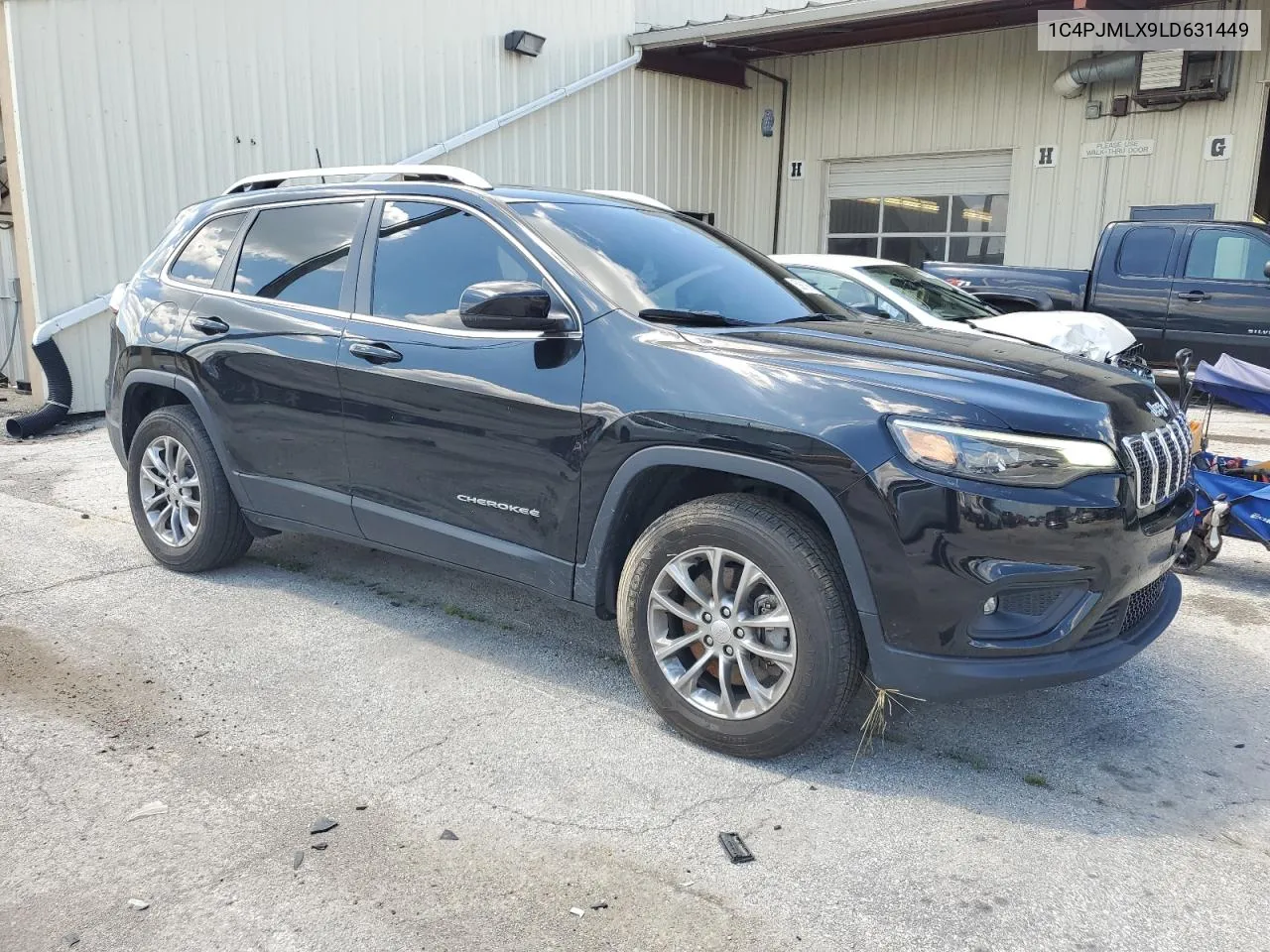 2020 Jeep Cherokee Latitude Plus VIN: 1C4PJMLX9LD631449 Lot: 59910694