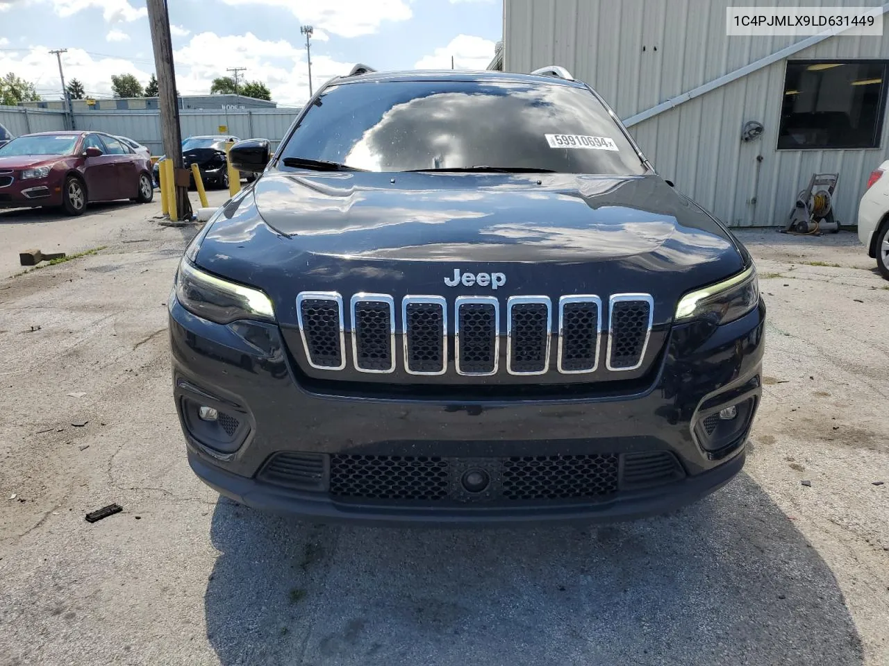 2020 Jeep Cherokee Latitude Plus VIN: 1C4PJMLX9LD631449 Lot: 59910694