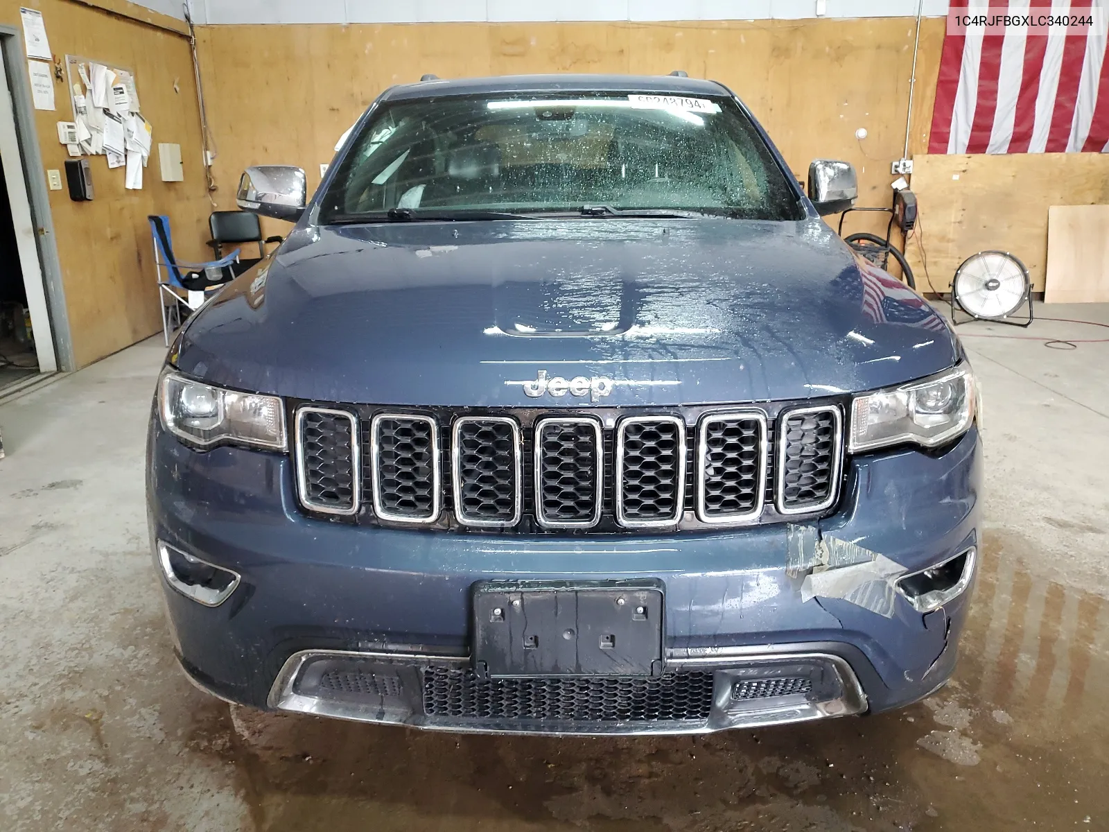 2020 Jeep Grand Cherokee Limited VIN: 1C4RJFBGXLC340244 Lot: 60248794