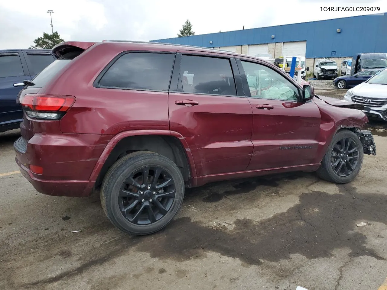 2020 Jeep Grand Cherokee Laredo VIN: 1C4RJFAG0LC209079 Lot: 60659424