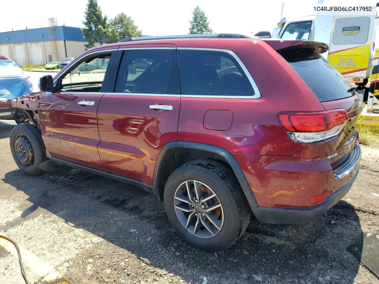 2020 Jeep Grand Cherokee Limited VIN: 1C4RJFBG6LC417952 Lot: 60836494