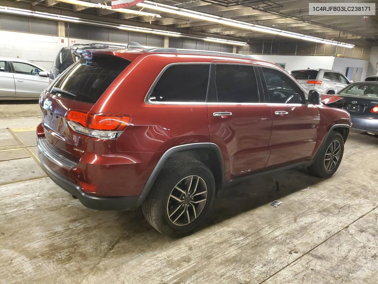 2020 Jeep Grand Cherokee Limited VIN: 1C4RJFBG3LC238171 Lot: 61499414