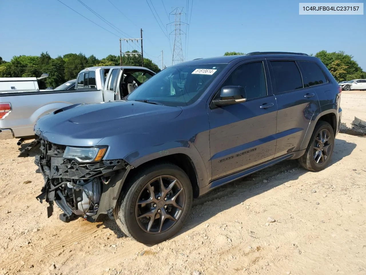 2020 Jeep Grand Cherokee Limited VIN: 1C4RJFBG4LC237157 Lot: 61818614