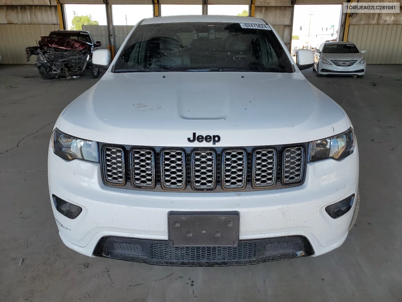 2020 Jeep Grand Cherokee Laredo VIN: 1C4RJEAG2LC281041 Lot: 62475624