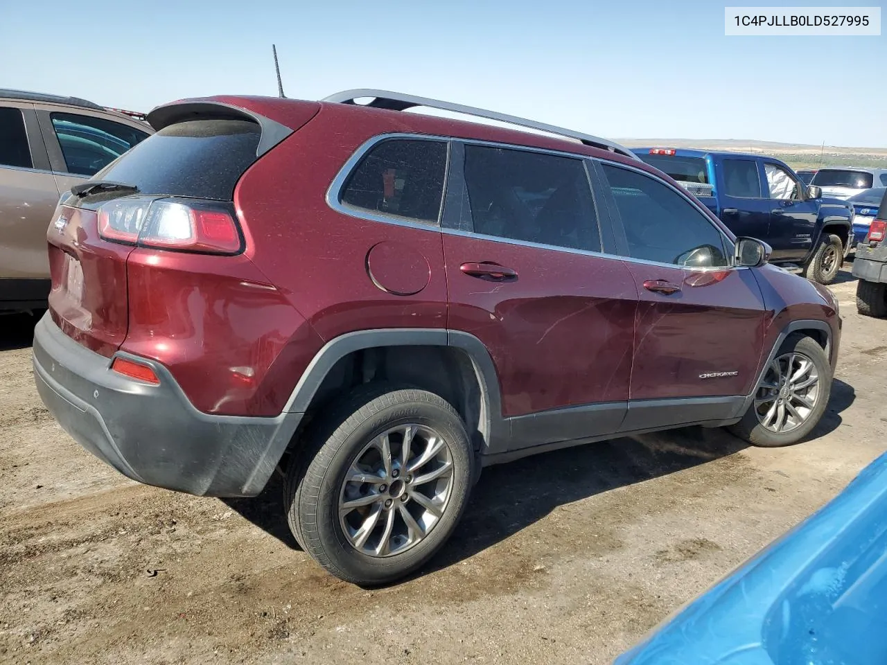 2020 Jeep Cherokee Latitude Plus VIN: 1C4PJLLB0LD527995 Lot: 62913844