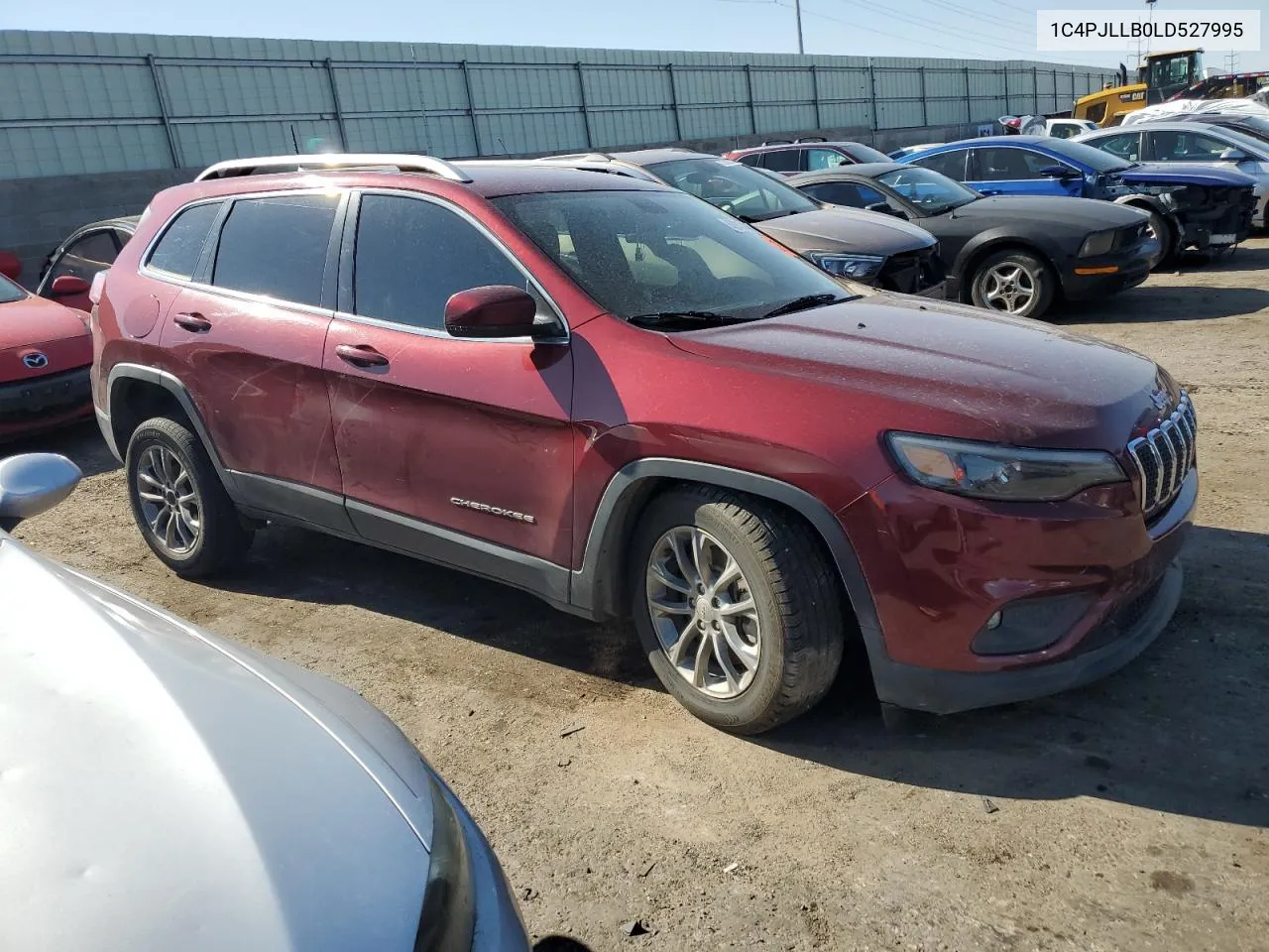 2020 Jeep Cherokee Latitude Plus VIN: 1C4PJLLB0LD527995 Lot: 62913844