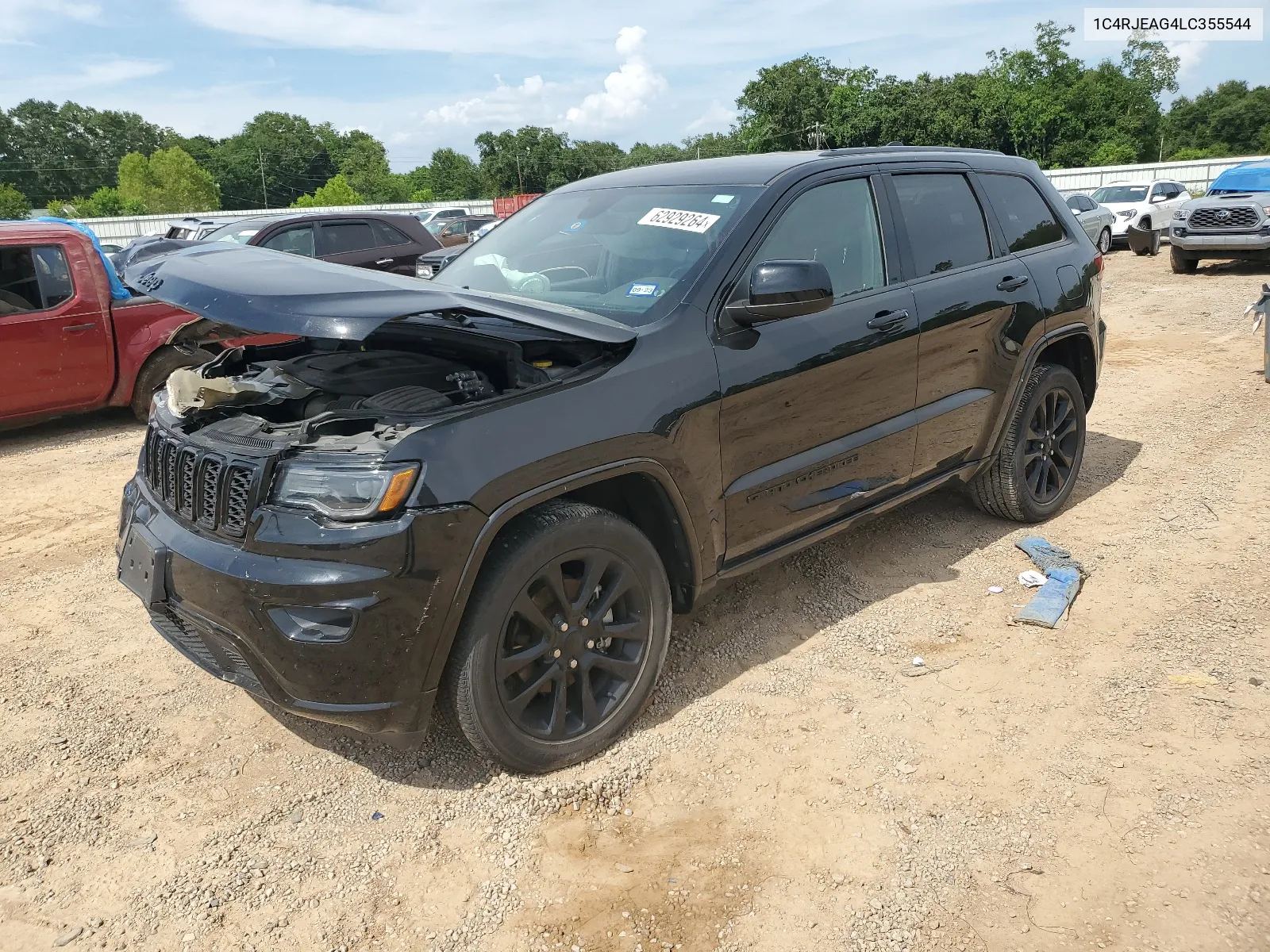 2020 Jeep Grand Cherokee Laredo VIN: 1C4RJEAG4LC355544 Lot: 62929264