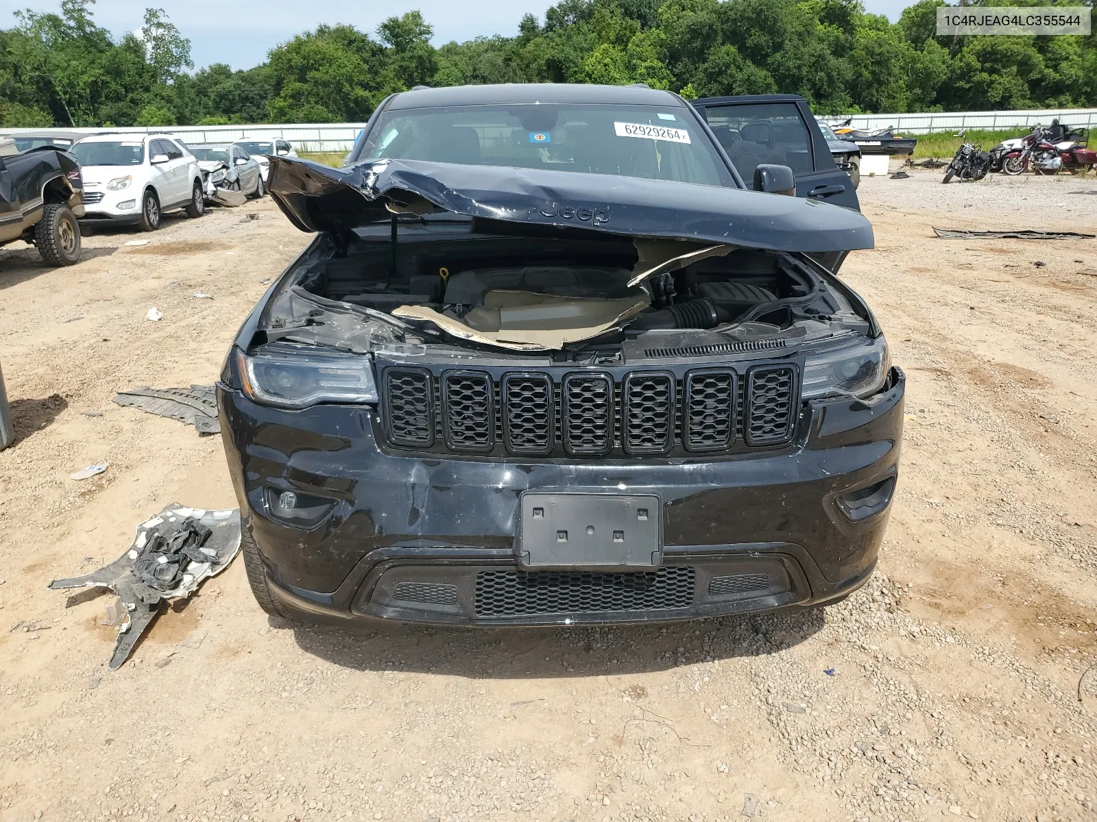 2020 Jeep Grand Cherokee Laredo VIN: 1C4RJEAG4LC355544 Lot: 62929264