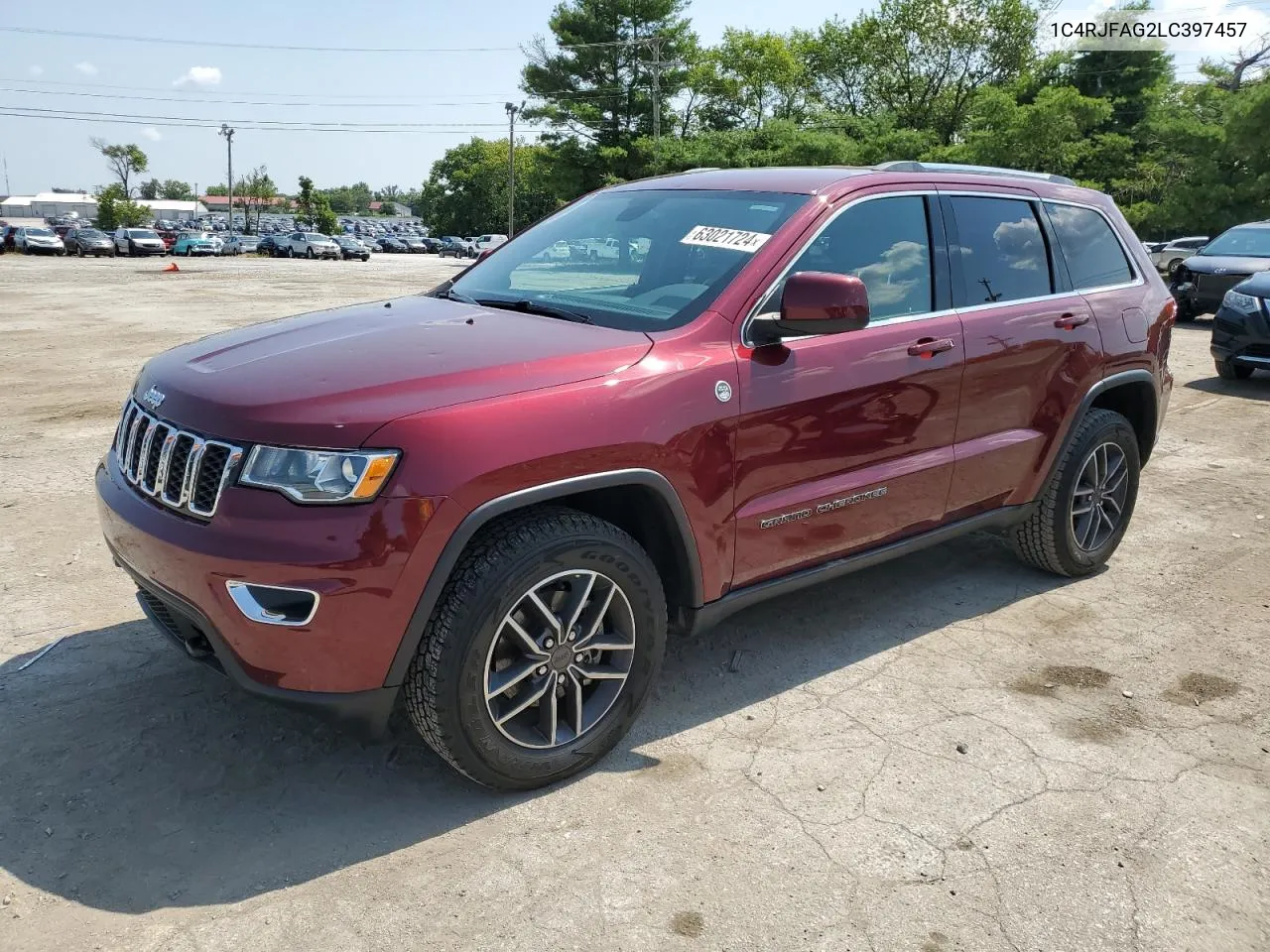 2020 Jeep Grand Cherokee Laredo VIN: 1C4RJFAG2LC397457 Lot: 63021724