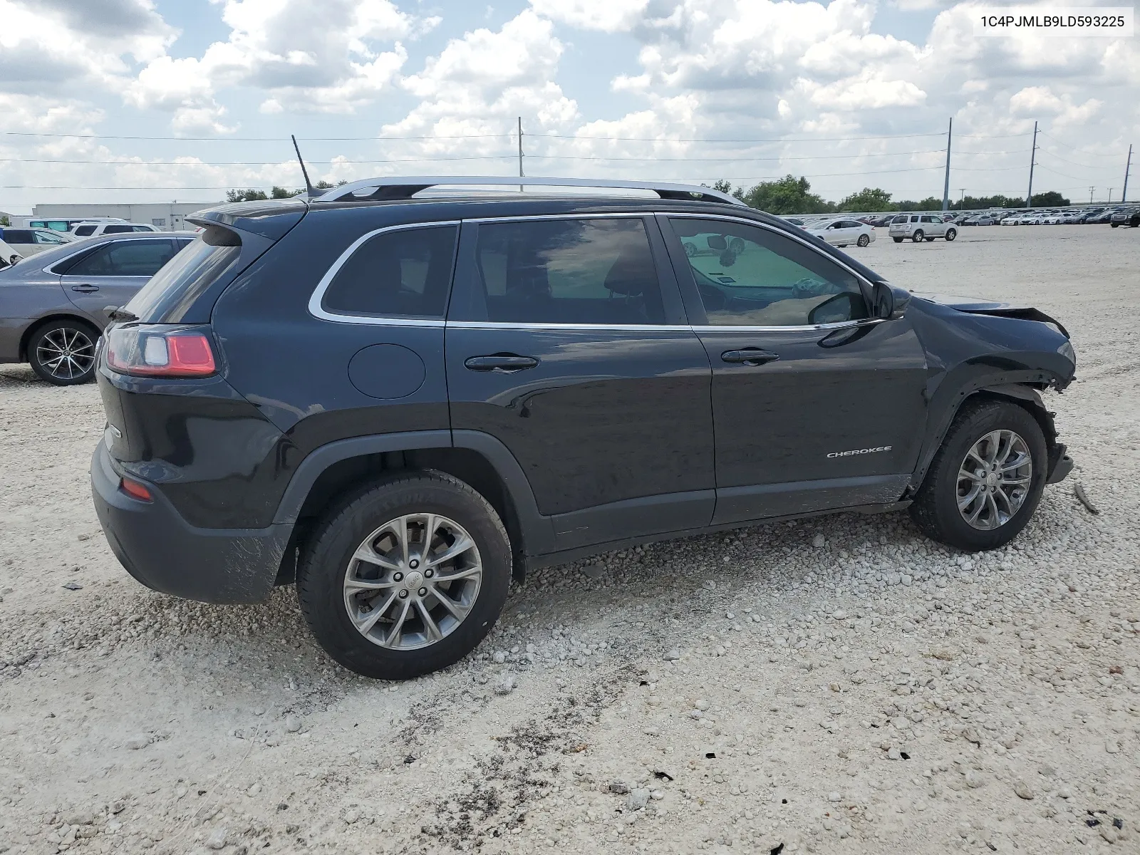 2020 Jeep Cherokee Latitude Plus VIN: 1C4PJMLB9LD593225 Lot: 63529594