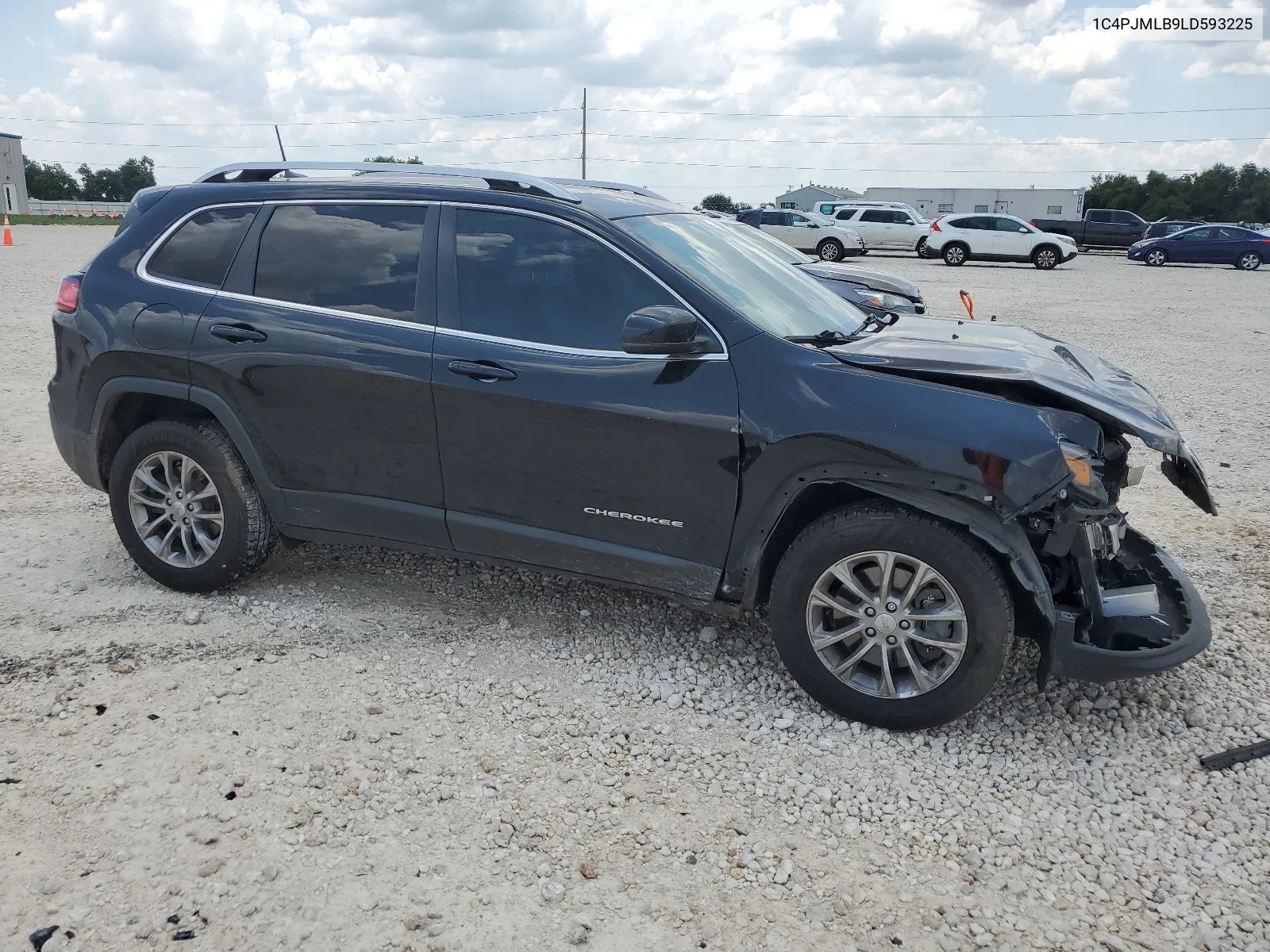 2020 Jeep Cherokee Latitude Plus VIN: 1C4PJMLB9LD593225 Lot: 63529594