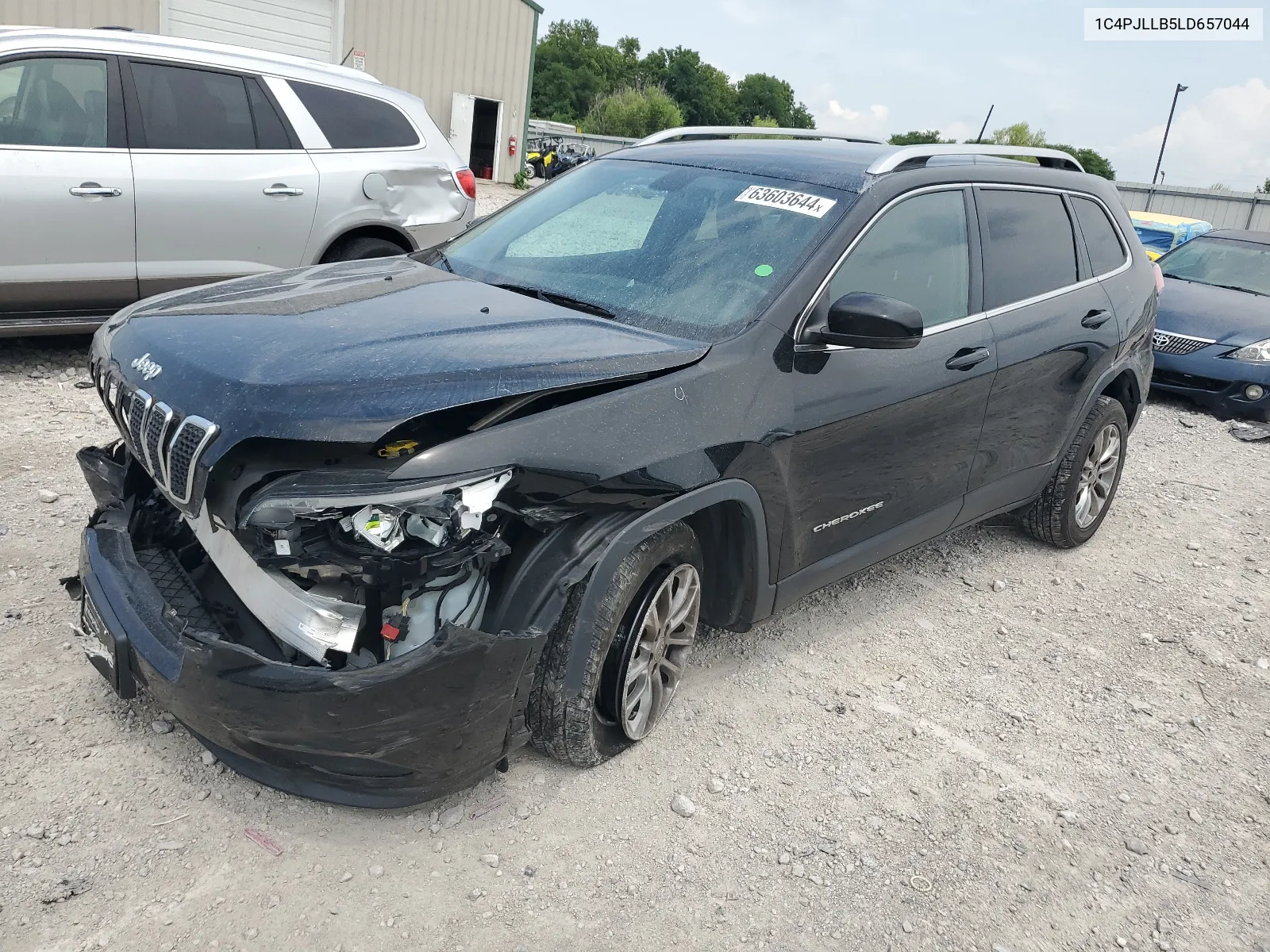 2020 Jeep Cherokee Latitude Plus VIN: 1C4PJLLB5LD657044 Lot: 63603644