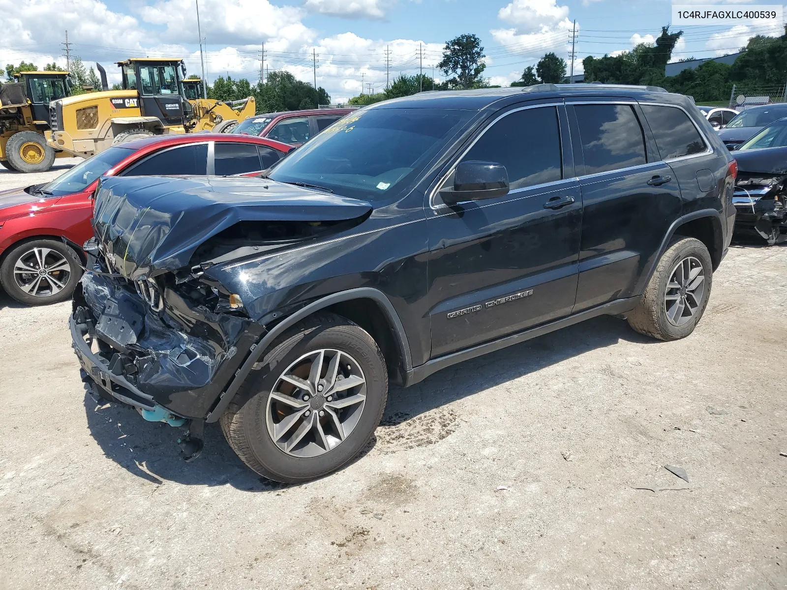 2020 Jeep Grand Cherokee Laredo VIN: 1C4RJFAGXLC400539 Lot: 63896114