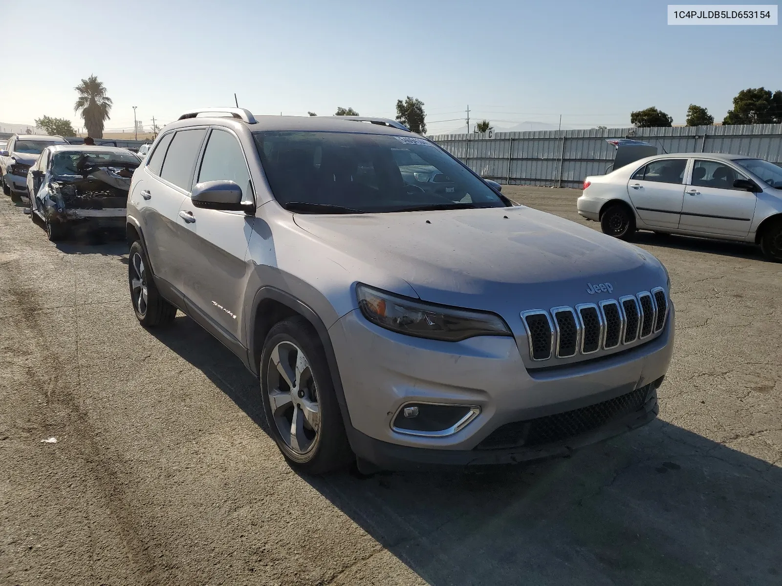 1C4PJLDB5LD653154 2020 Jeep Cherokee Limited