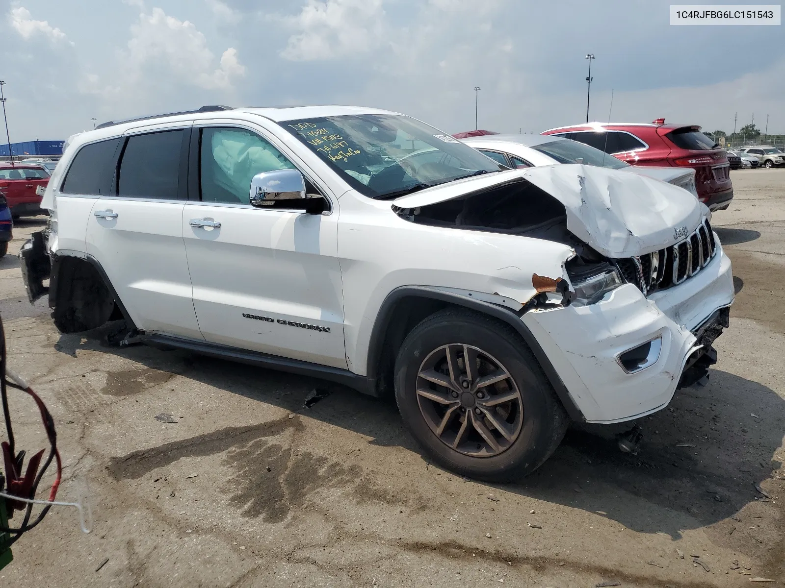 2020 Jeep Grand Cherokee Limited VIN: 1C4RJFBG6LC151543 Lot: 64102354