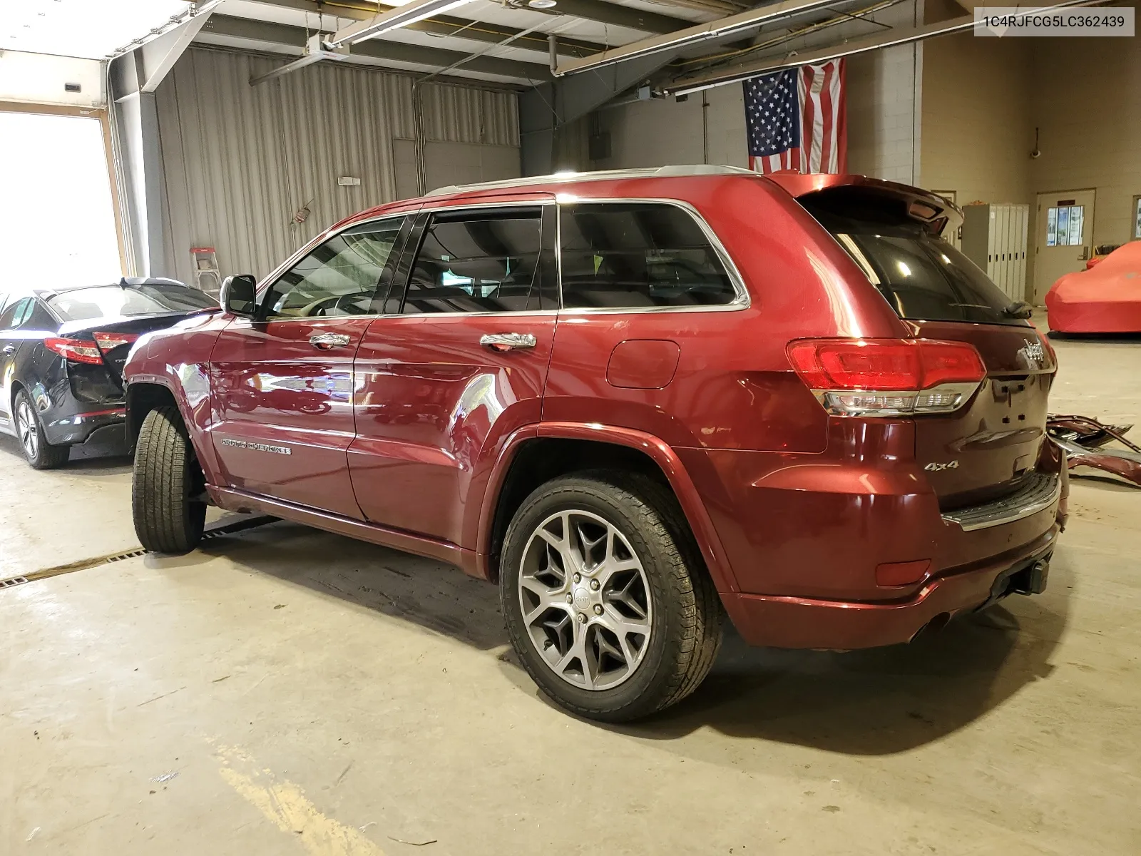 2020 Jeep Grand Cherokee Overland VIN: 1C4RJFCG5LC362439 Lot: 64184574