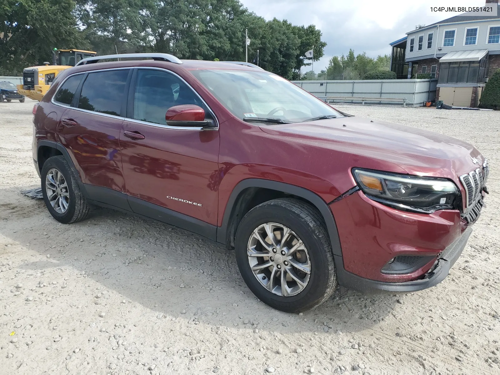 2020 Jeep Cherokee Latitude Plus VIN: 1C4PJMLB8LD551421 Lot: 64347204