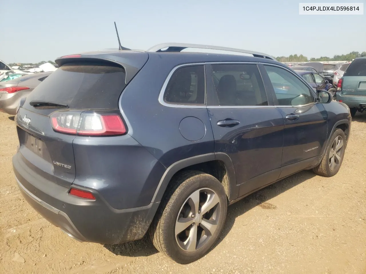 2020 Jeep Cherokee Limited VIN: 1C4PJLDX4LD596814 Lot: 64524984