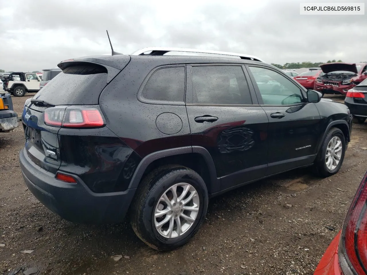 2020 Jeep Cherokee Latitude VIN: 1C4PJLCB6LD569815 Lot: 64574094