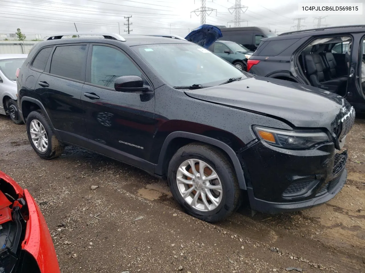 1C4PJLCB6LD569815 2020 Jeep Cherokee Latitude